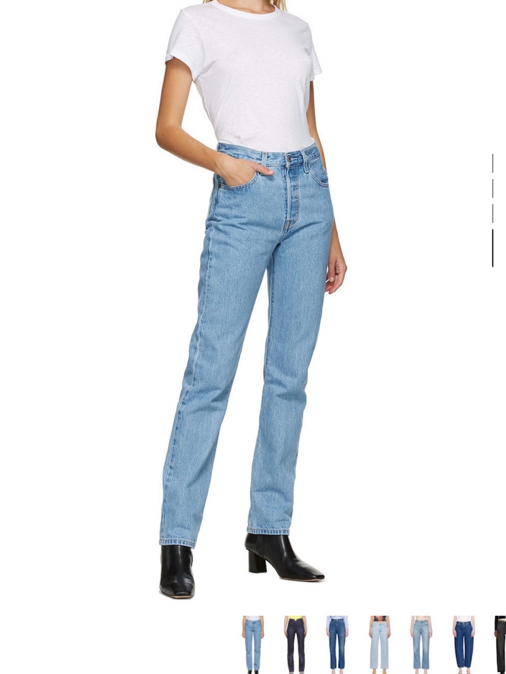 Levi’s 501 High-Rise Straight Leg Women’s Jeans - Light Blue 29x32